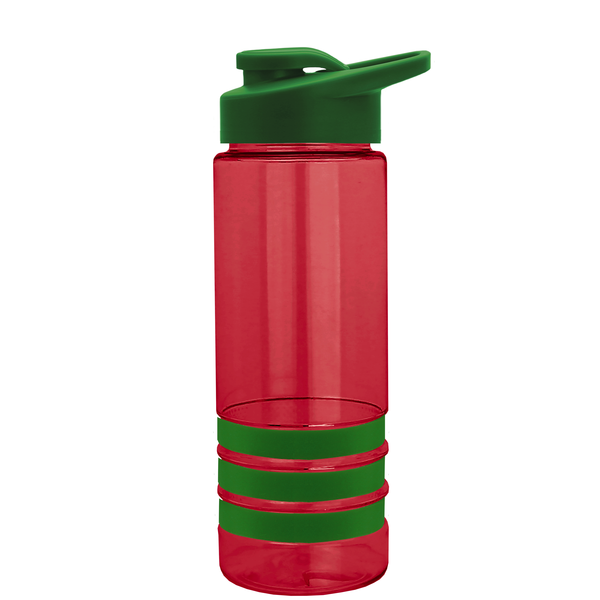 Sergeant Tritan™ Stripe Bottle, 24oz. - Drink Thru Lid