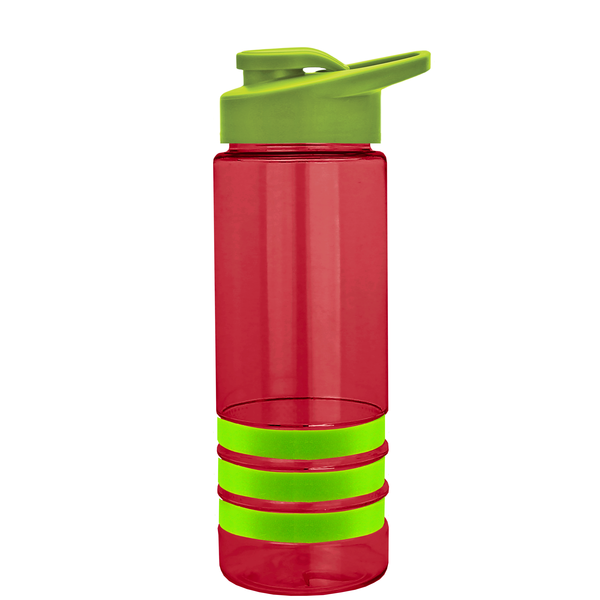 Sergeant Tritan™ Stripe Bottle, 24oz. - Drink Thru Lid