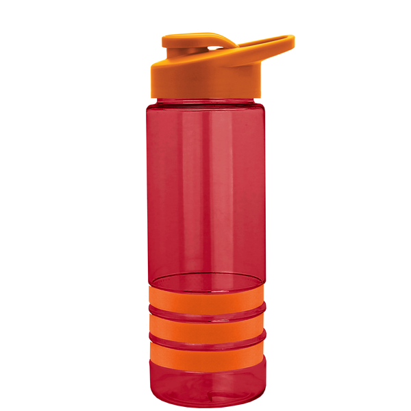Sergeant Tritan™ Stripe Bottle, 24oz. - Drink Thru Lid
