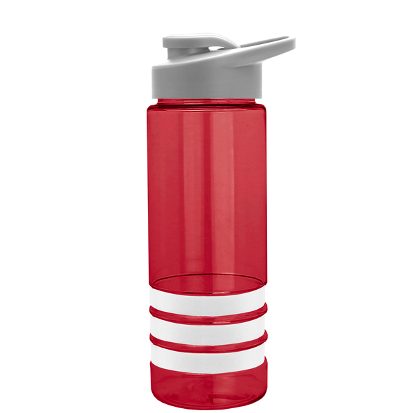 Sergeant Tritan™ Stripe Bottle, 24oz. - Drink Thru Lid
