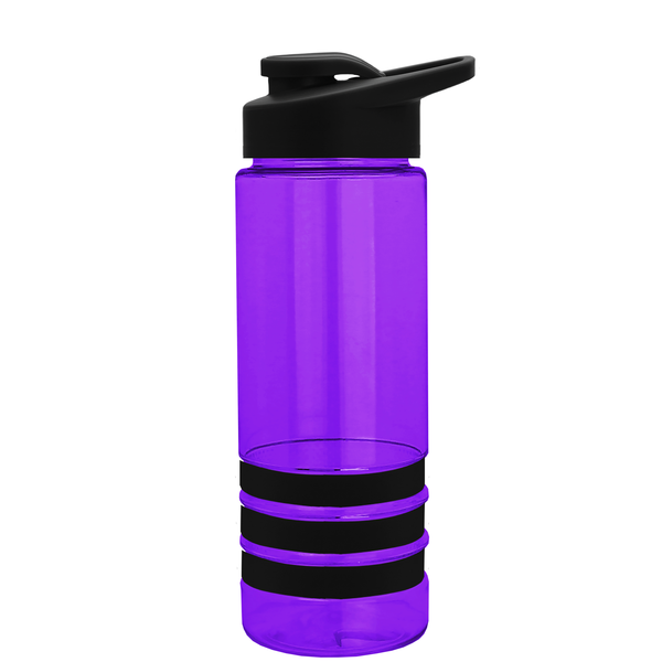 Sergeant Tritan™ Stripe Bottle, 24oz. - Drink Thru Lid