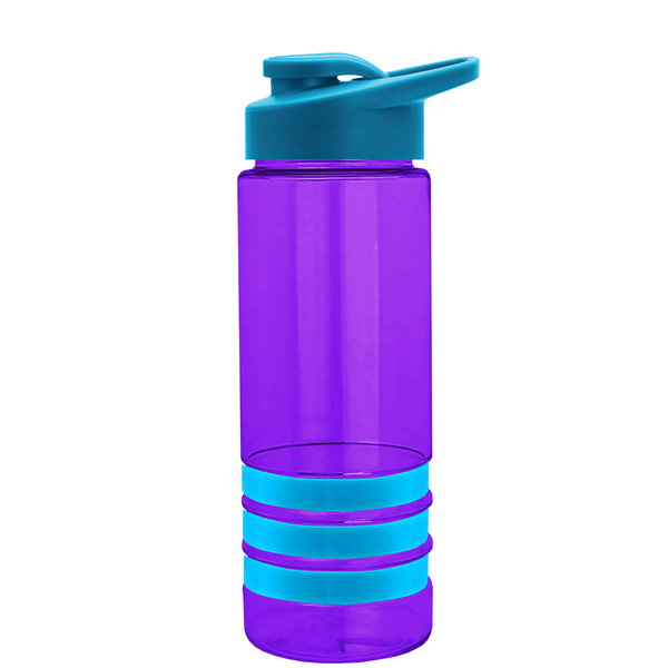 Sergeant Tritan™ Stripe Bottle, 24oz. - Drink Thru Lid