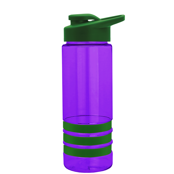 Sergeant Tritan™ Stripe Bottle, 24oz. - Drink Thru Lid