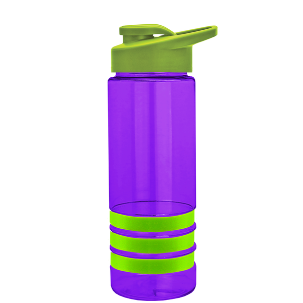 Sergeant Tritan™ Stripe Bottle, 24oz. - Drink Thru Lid