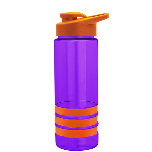 Sergeant Tritan™ Stripe Bottle, 24oz. - Drink Thru Lid