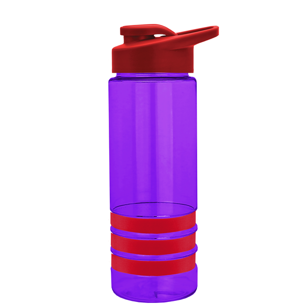 Sergeant Tritan™ Stripe Bottle, 24oz. - Drink Thru Lid