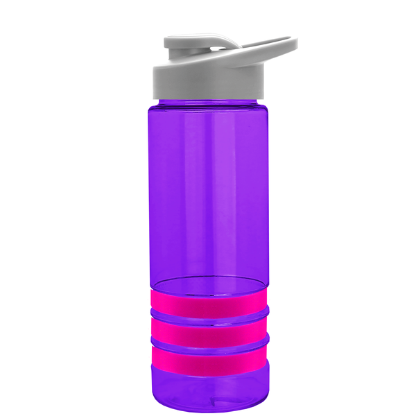 Sergeant Tritan™ Stripe Bottle, 24oz. - Drink Thru Lid