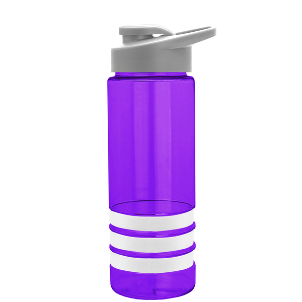 Sergeant Tritan™ Stripe Bottle, 24oz. - Drink Thru Lid