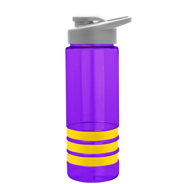 Sergeant Tritan™ Stripe Bottle, 24oz. - Drink Thru Lid