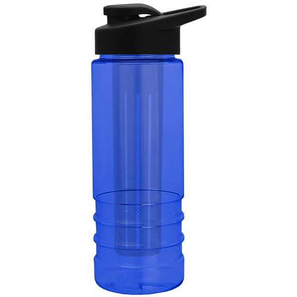 Salute Infuser Tritan™ Bottle, 24oz. - Drink Thru Lid