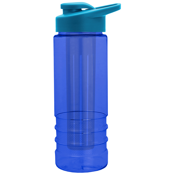 Salute Infuser Tritan™ Bottle, 24oz. - Drink Thru Lid