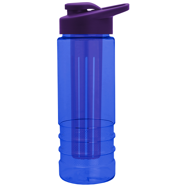 Salute Infuser Tritan™ Bottle, 24oz. - Drink Thru Lid