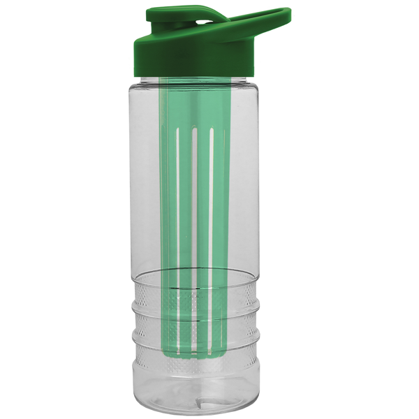 Salute Infuser Tritan™ Bottle, 24oz. - Drink Thru Lid
