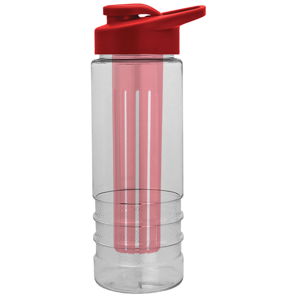 Salute Infuser Tritan™ Bottle, 24oz. - Drink Thru Lid