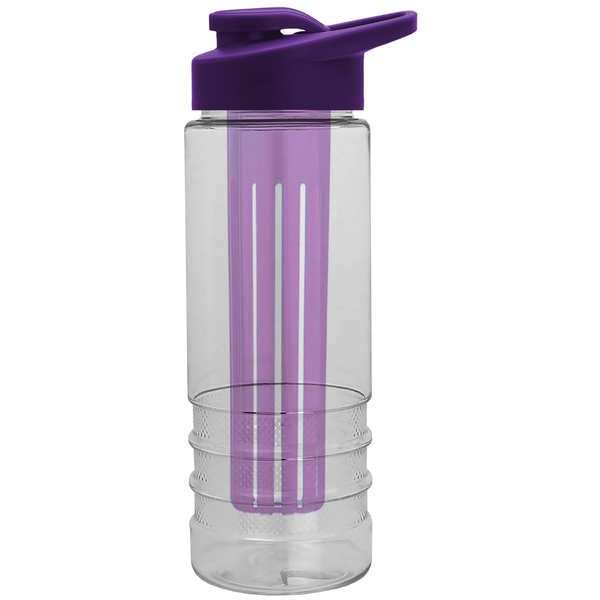 Salute Infuser Tritan™ Bottle, 24oz. - Drink Thru Lid