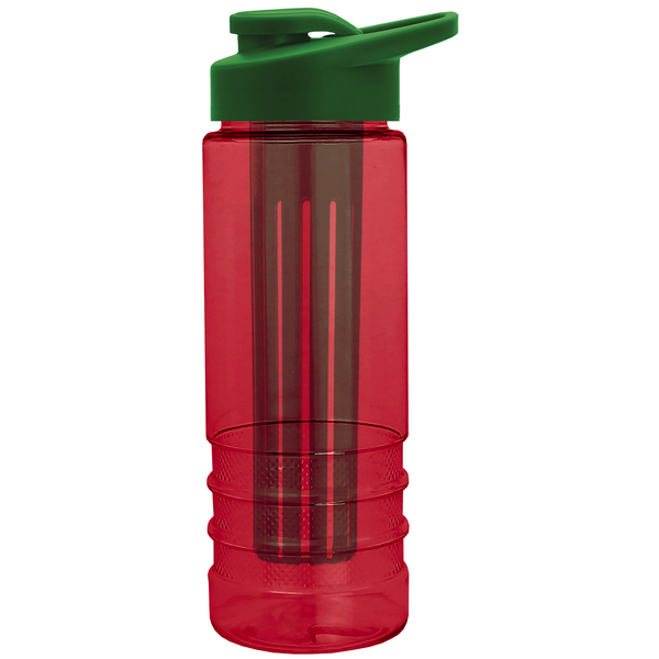 Salute Infuser Tritan™ Bottle, 24oz. - Drink Thru Lid