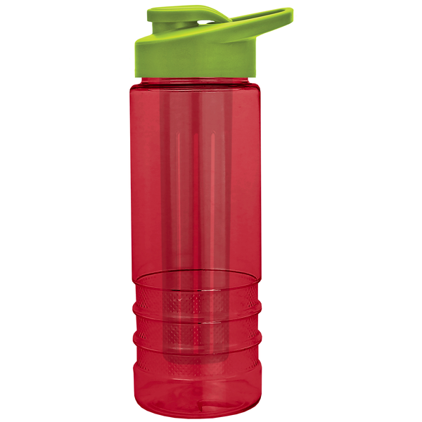 Salute Infuser Tritan™ Bottle, 24oz. - Drink Thru Lid