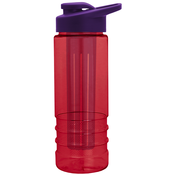 Salute Infuser Tritan™ Bottle, 24oz. - Drink Thru Lid