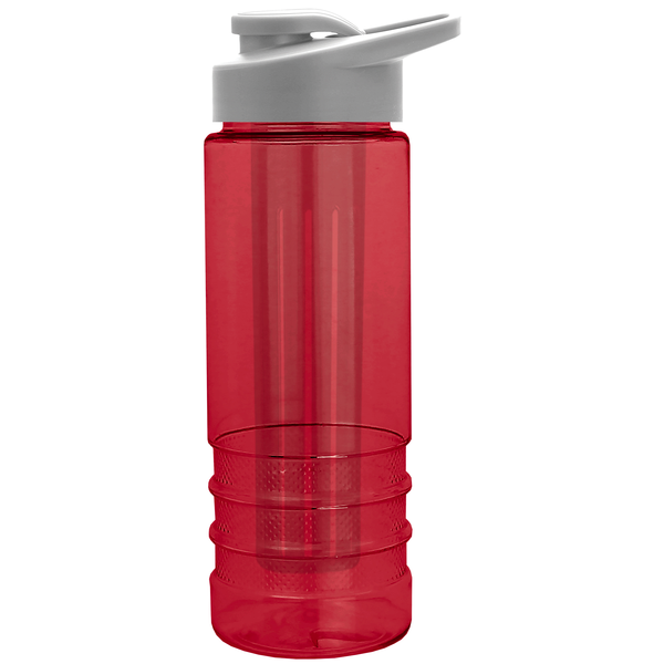 Salute Infuser Tritan™ Bottle, 24oz. - Drink Thru Lid