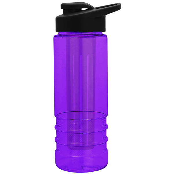 Salute Infuser Tritan™ Bottle, 24oz. - Drink Thru Lid