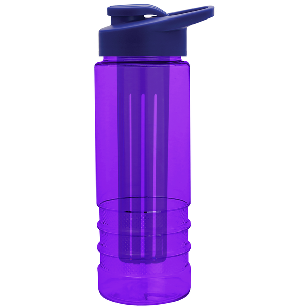 Salute Infuser Tritan™ Bottle, 24oz. - Drink Thru Lid