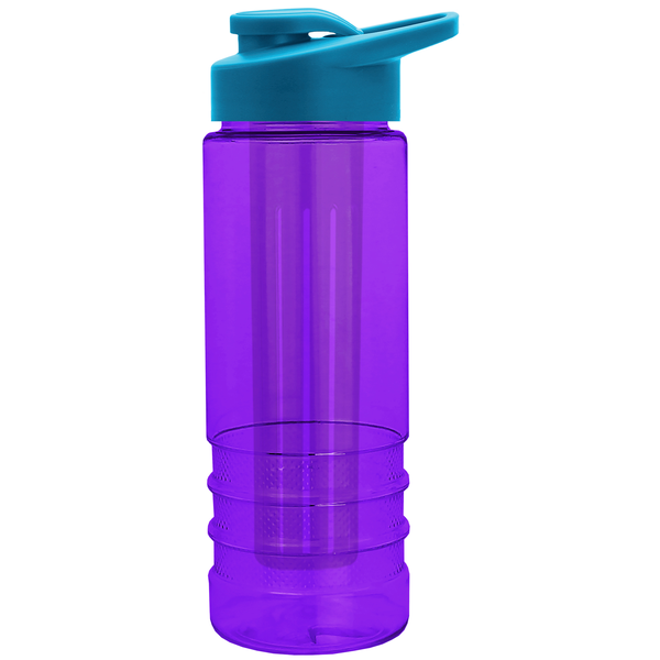 Salute Infuser Tritan™ Bottle, 24oz. - Drink Thru Lid