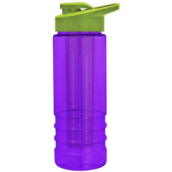 Salute Infuser Tritan™ Bottle, 24oz. - Drink Thru Lid