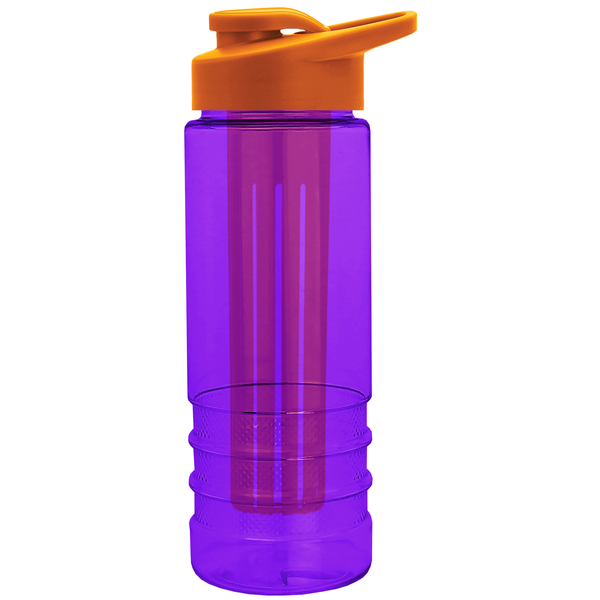 Salute Infuser Tritan™ Bottle, 24oz. - Drink Thru Lid