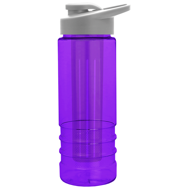 Salute Infuser Tritan™ Bottle, 24oz. - Drink Thru Lid