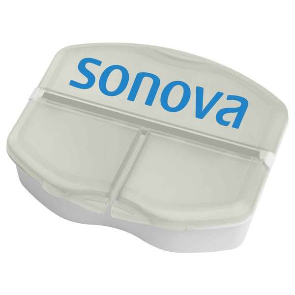 Tri-Minder Pocket Pill Box, Three Compartment