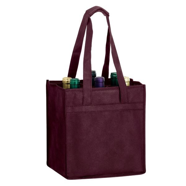 Six Bottle Non-Woven Wine Tote