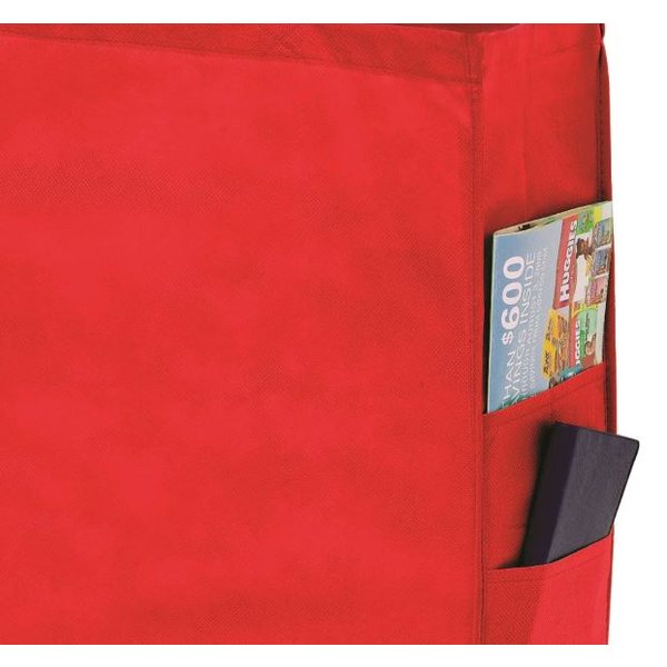 Carry All Large Non-Woven Tote with Side Pockets