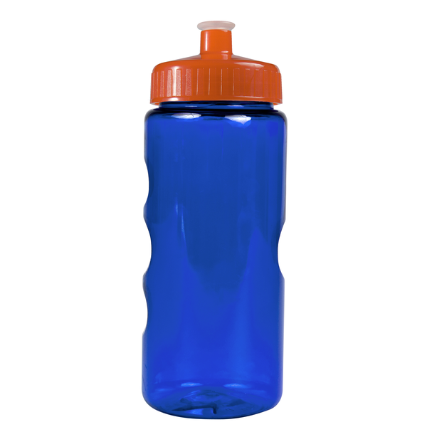 Finger Grip Tritan™ Translucent Bottle, 22oz. - Push Pull Lid
