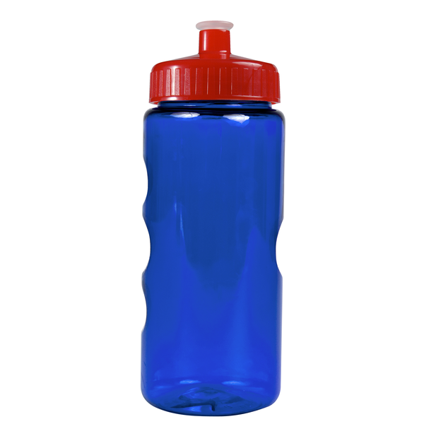 Finger Grip Tritan™ Translucent Bottle, 22oz. - Push Pull Lid