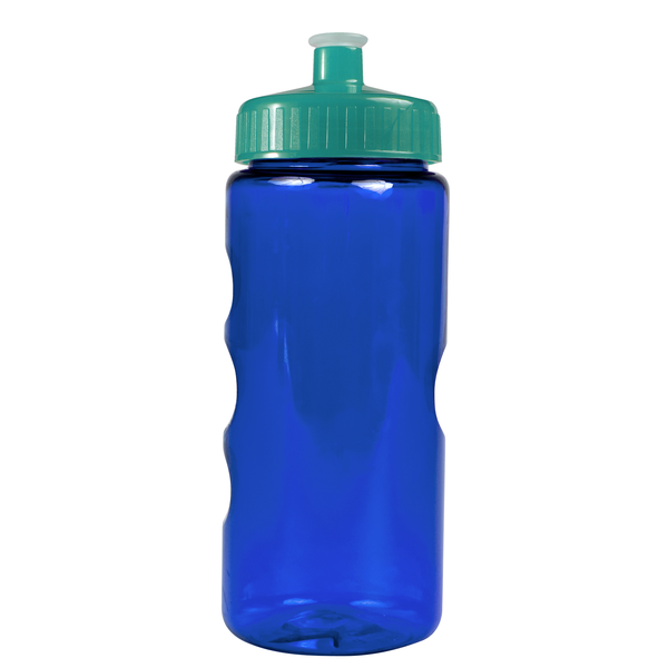 Finger Grip Tritan™ Translucent Bottle, 22oz. - Push Pull Lid