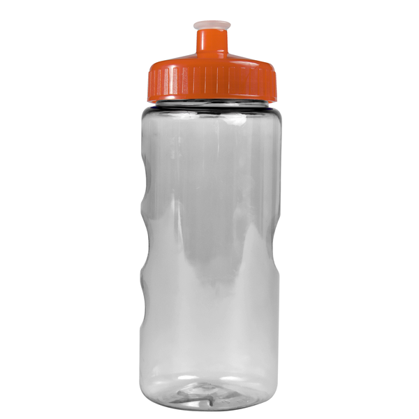 Finger Grip Tritan™ Translucent Bottle, 22oz. - Push Pull Lid