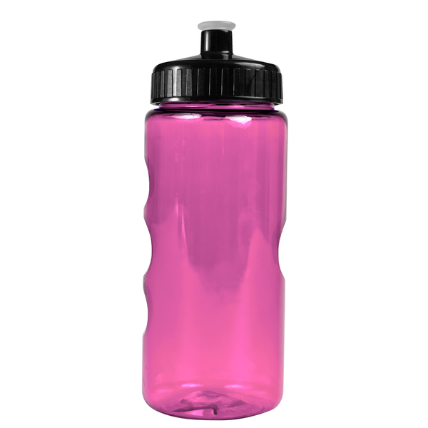 Finger Grip Tritan™ Translucent Bottle, 22oz. - Push Pull Lid