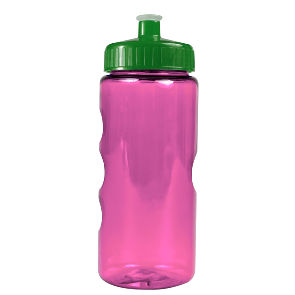 Finger Grip Tritan™ Translucent Bottle, 22oz. - Push Pull Lid