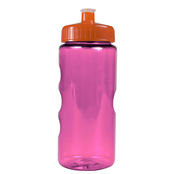 Finger Grip Tritan™ Translucent Bottle, 22oz. - Push Pull Lid