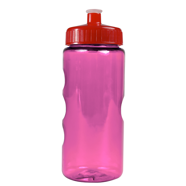 Finger Grip Tritan™ Translucent Bottle, 22oz. - Push Pull Lid