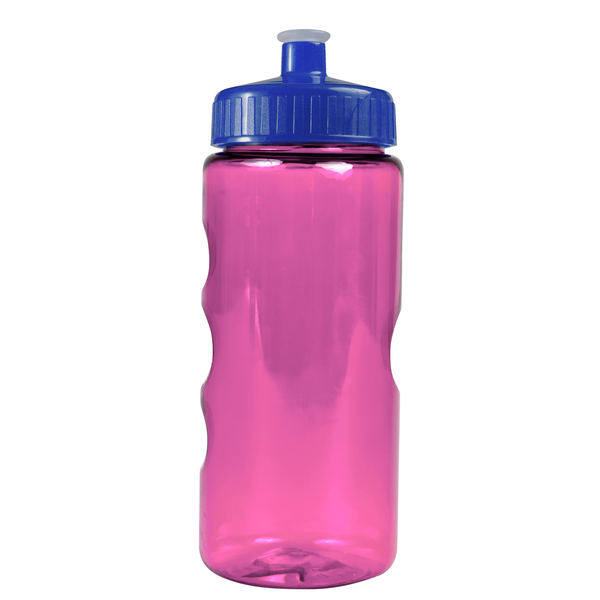 Finger Grip Tritan™ Translucent Bottle, 22oz. - Push Pull Lid