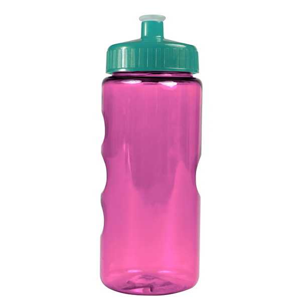Finger Grip Tritan™ Translucent Bottle, 22oz. - Push Pull Lid