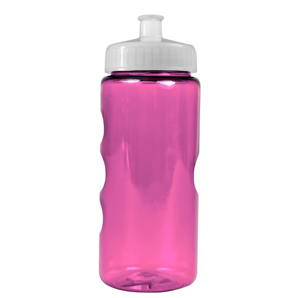Finger Grip Tritan™ Translucent Bottle, 22oz. - Push Pull Lid