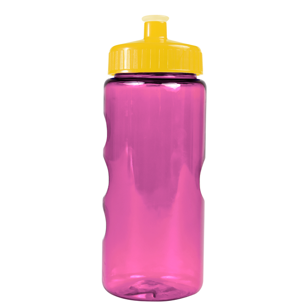 Finger Grip Tritan™ Translucent Bottle, 22oz. - Push Pull Lid
