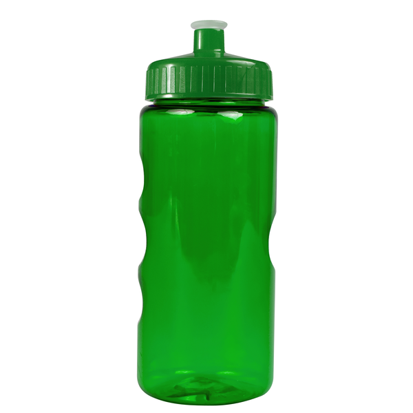 Finger Grip Tritan™ Translucent Bottle, 22oz. - Push Pull Lid