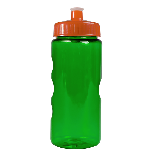 Finger Grip Tritan™ Translucent Bottle, 22oz. - Push Pull Lid
