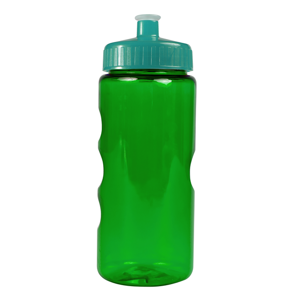 Finger Grip Tritan™ Translucent Bottle, 22oz. - Push Pull Lid