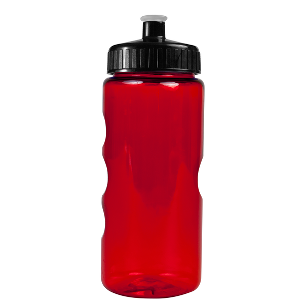 Finger Grip Tritan™ Translucent Bottle, 22oz. - Push Pull Lid