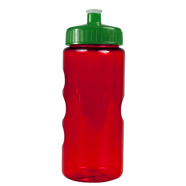 Finger Grip Tritan™ Translucent Bottle, 22oz. - Push Pull Lid