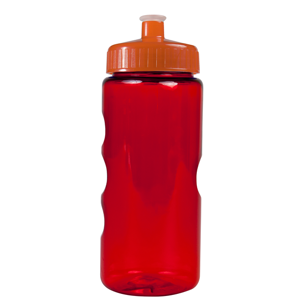 Finger Grip Tritan™ Translucent Bottle, 22oz. - Push Pull Lid